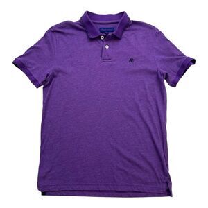 Aeropostale Mens Size Medium Purple Short Sleeve Polo Shirt